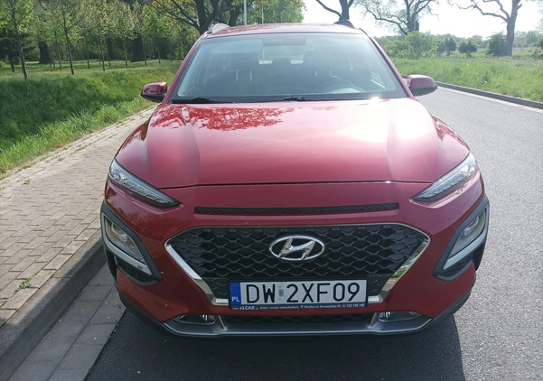 Hyundai Kona cena 83500 przebieg: 23000, rok produkcji 2020 z Wrocław małe 121